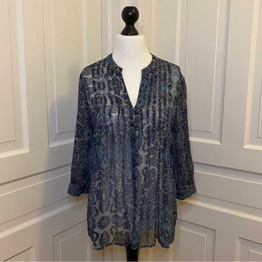 Jacob Sheer 3/4 Sleeve Blouse